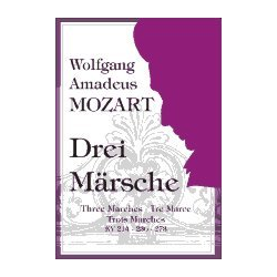         Drei Märsche für Orchester (KV 214, 215, 331) - Wolfgang Amadeus Mozart / Arr. Hiroshi Nawa
    