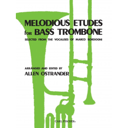         Melodious Etudes for Bass Trombone - Marco Bordogni / Arr. Allen Ostrander
    