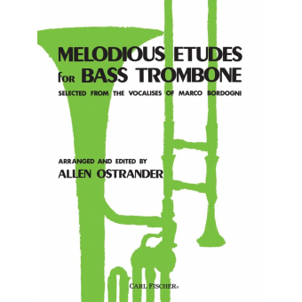 Melodious Etudes for Bass Trombone