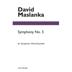         Symphony No. 5 - Full Score / Partitur - David Maslanka
    