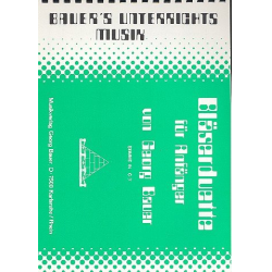        Bläserduette für Anfänger Stimme in C Baßschlüssel - Georg Bauer
    