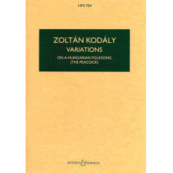         Studienpartitur: Variations on a Hungarian Folksong (Peacock Variations) - Zoltán Kodály
    
