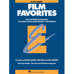         Essential Elements - Film Favorites -Bass Clarinet - Michael Sweeney / Arr. John Moss
    