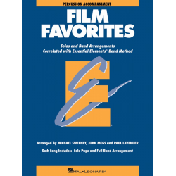         Essential Elements - Film Favorites (Percussion) - Michael Sweeney / Arr. Paul Lavender
    