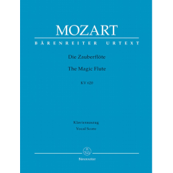         Klavierauszug: Die Zauberflöte KV 620 (Neuausgabe) - Wolfgang Amadeus Mozart
    