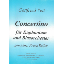         Concertino für Euphonium und Blasorchester - Gottfried Veit
    