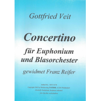 Concertino für Euphonium und Blasorchester