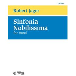         Sinfonia Nobilissima (Large Score) - Robert E. Jager
    