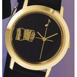         Armbanduhr Gold "Akkordeon"
    