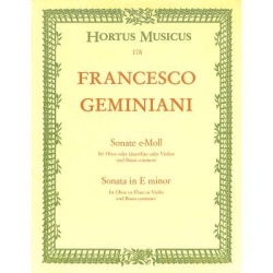         Sonate e-Moll - Francesco Geminiani
    