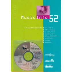 Promo PSH + CD: Halter - Musicinfo Nr. 52