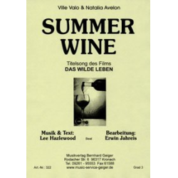         Summer Wine (Ville Valo & Natalia Avelon) - Lee Hazlewood / Arr. Erwin Jahreis
    