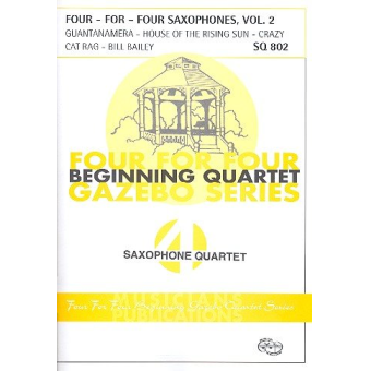 Four-For-Four Saxophones Vol. 2