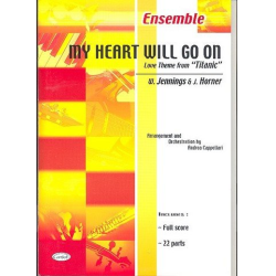         My Heart will go on (Love Theme From Titanic) - James Horner / Arr. Andrea Cappellari
    