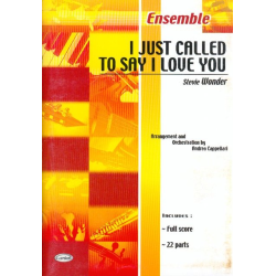         I just called to Say I love you - Stevie Wonder / Arr. Andrea Cappellari
    