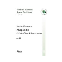         Rhapsodie für Solo Flöte und Blasorchester op. 25 - Reinhard Summerer
    