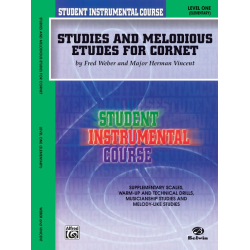         Student Instrumental Course: Studies and Melodious Etudes for Cornet, Level I - Vincent
    