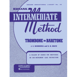        Rubank Intermediate Method - Trombone or Baritone - Joseph E. Skornicka
    