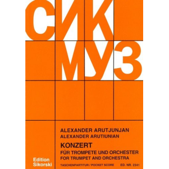 Konzert für Trompete und Orchester,  Taschenpartitur