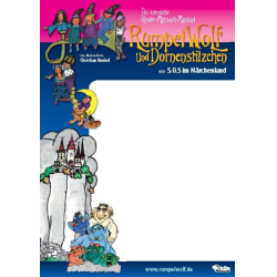         Veranstaltungsplakat: 'Rumpelwolf und Dornenstilzchen - Format DIN A2
    