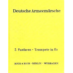         Deutsche Armeemärsche Band 1 und 2 - Fanfarentrompete 2 in Eb - Friedrich Deisenroth
    