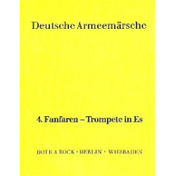         Deutsche Armeemärsche Band 1 und 2 - Fanfarentrompete 4 in Eb - Friedrich Deisenroth
    