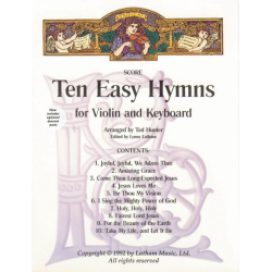         10 Easy Hymns - Violin - Hunter
    