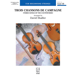         Three Songs of the Countryside (s/o) - David Shaffer / Arr. David Shaffer
    