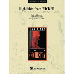         Highlights from Wicked - Stephen Schwartz / Arr. Ted Ricketts
    
