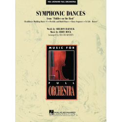         Symphonic Dances from Fiddler on the Roof - Jerry Bock / Arr. Ira Hearshen
    