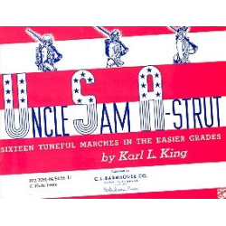         Uncle Sam A-Strut Book - Flute in C book - Karl Lawrence King
    