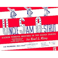         Uncle Sam A-Strut Book - Eb Alto Saxophone book - Karl Lawrence King
    