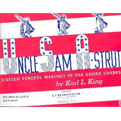         Uncle Sam A-Strut Book - 3rd Bb Cornet book - Karl Lawrence King
    
