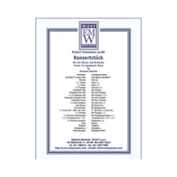         Konzertstück für vier Hörner Op. 86 - Robert Schumann / Arr. Giovanni Dall'Ara
    