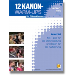         12 Kanon-Warm-Ups C2 Stimme (Fagott, Posaune, Bariton) - Norbert Voll
    