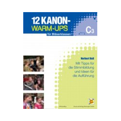         12 Kanon-Warm-Ups C3 Stimme (Tuba C) - Norbert Voll
    