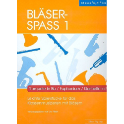         Bläser-Spass 1 - Trompete in Bb/Euphonium/Klarinette in Bb - Urs Pfister
    