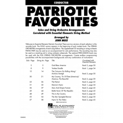         Patriotic Favorites for Strings - John Moss
    