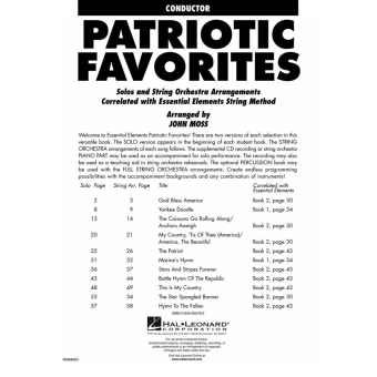 Patriotic Favorites for Strings