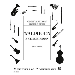         Grifftabellen: Waldhorn/French Horn - Franz Schollar
    