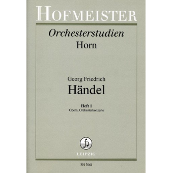 Händel-Studien für Horn, Heft 1