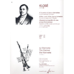         A la portee du jeune clarinettiste Vol. 3 - 20 études élémentaires d'après Klose - Hyacinte Eleonore Klosé / Arr. Guy Dangain
    