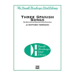         3 Spanish Songs (Sop & Wind Ens) (c/b) - Matthew Tommasini
    