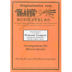         Weinende Trompete - Solo für Trompete - Dalibor Bárta / Arr. Antonin Bulka
    