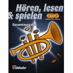         Hören, lesen & spielen Gesamtausgabe Trompete - Michiel Oldenkamp / Arr. Jaap Kastelein
    