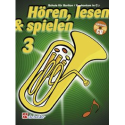         Hören, Lesen & Spielen 3 Bariton/Euphonium in C BC - Joop Boerstoel / Arr. Jaap Kastelein
    