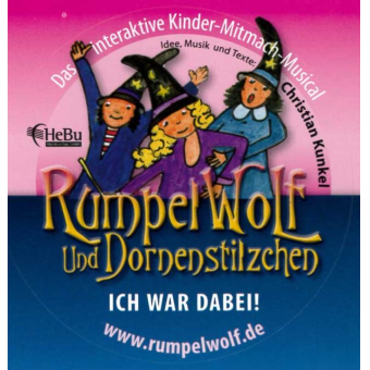 Aufkleber 'Rumpelwolf und Dornenstilzchen'