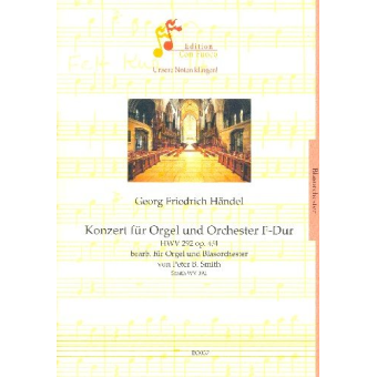 Orgelkonzert Nr. 4 in F-Dur HWV 292 - für Orgel und Blasorchester (Partitur und Stimmenset)