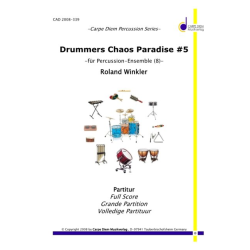         Drummers Chaos Paradise #5 - Roland Winkler
    