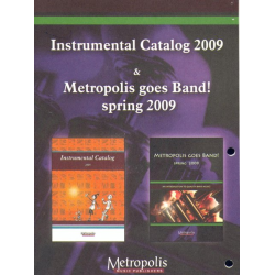 Promo Kat + CD: Metropolis goes Band - Spring 2009